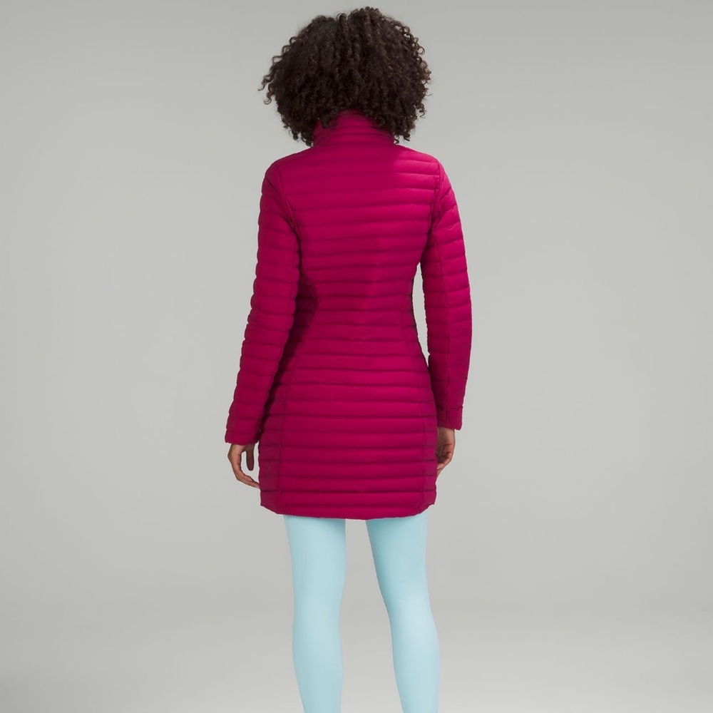 Lululemon Pack It Down Jacket *Long Pomegranate